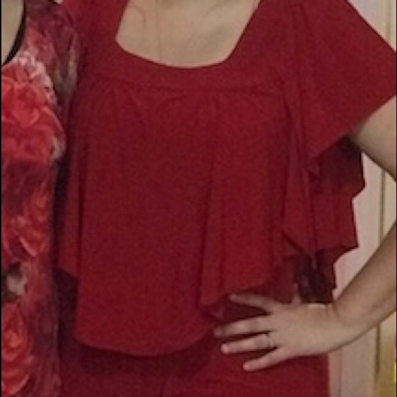 Red jumpsuit - Picture 4 of 4